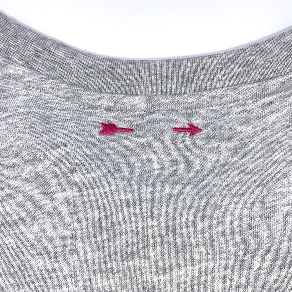 The Upside Frill Bondi Crew Gray Sweatshirt Size Medium - Picture 4 of 10